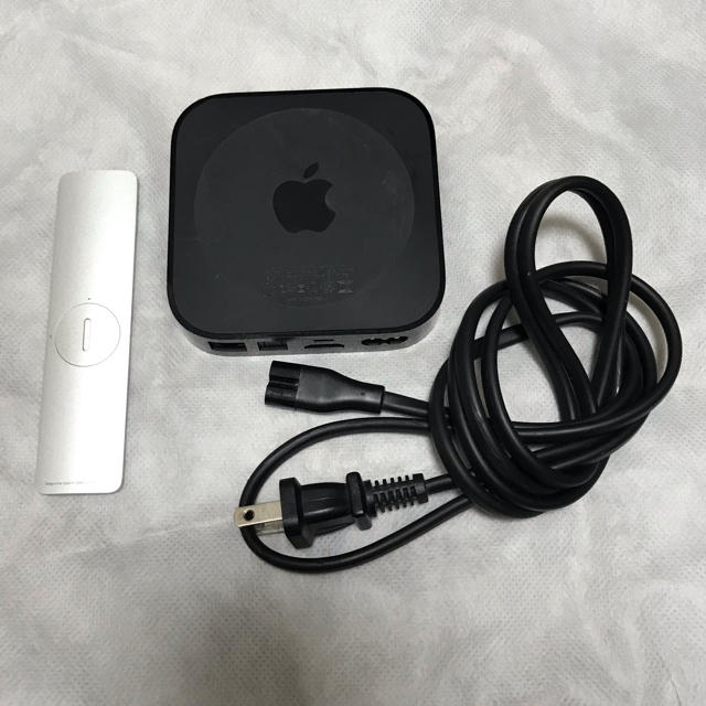 Apple(アップル)のApple TV 本体 第2世代  Model No. A1378 スマホ/家電/カメラのテレビ/映像機器(その他)の商品写真