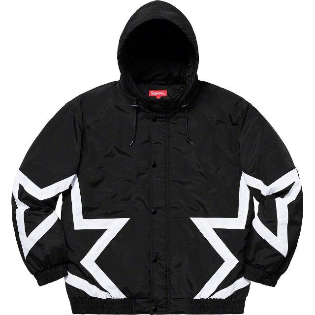 Stars Puffy Jacket 黒 MBlackサイズ