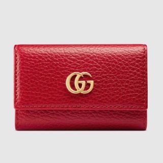 グッチ(Gucci)のGUCCI プチ マーモント レザー キーケース(キーケース)