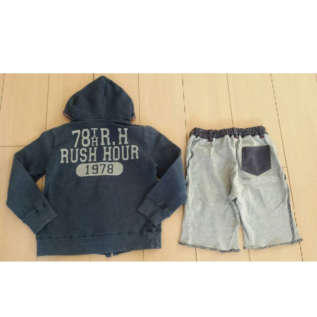 RUSH HOUR(ラッシュアワー)のRUSH HOUR 他 パーカー＆パンツセット キッズ/ベビー/マタニティのキッズ服男の子用(90cm~)(ジャケット/上着)の商品写真