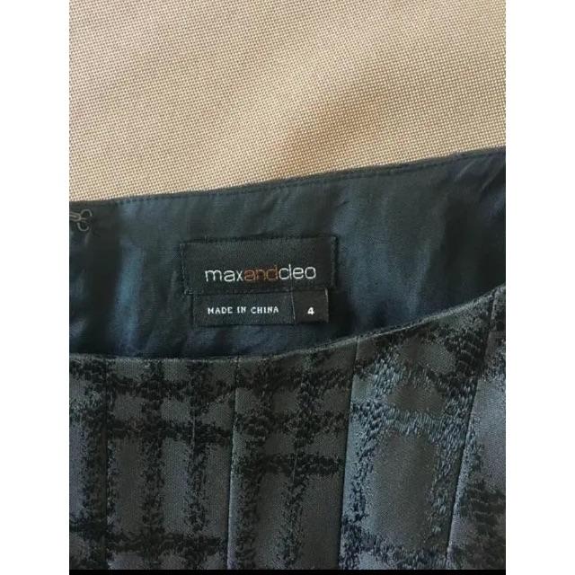 BCBG 系列会社、maxandcleo ベルト付きチェック ワンピース レディースのワンピース(ひざ丈ワンピース)の商品写真