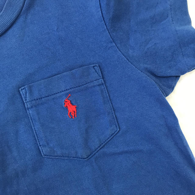 Polo ラルフローレン Tシャツ 青 80㎝ キッズ/ベビー/マタニティのベビー服(~85cm)(Ｔシャツ)の商品写真