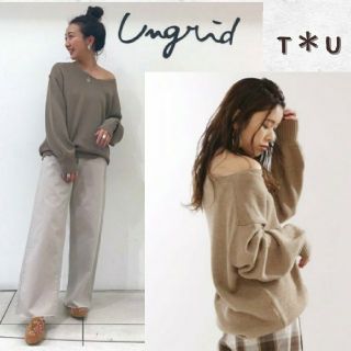 アングリッド(Ungrid)の【新品】 ungrid ビッグルーズニット(ニット/セーター)