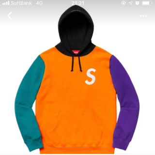 シュプリーム(Supreme)のL supreme S Logo Colorblocked Hooded(パーカー)