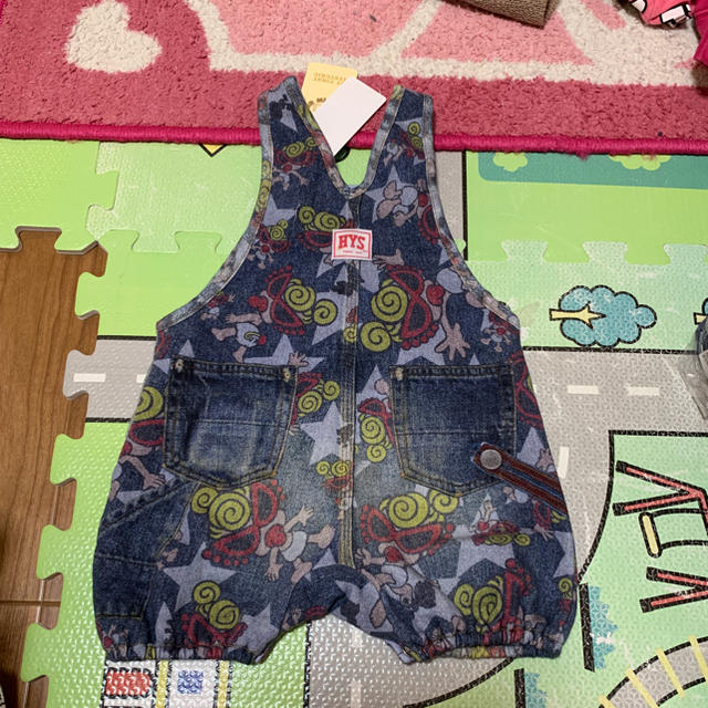 HYSTERIC MINI(ヒステリックミニ)のヒスミニ ライクアサロペット キッズ/ベビー/マタニティのキッズ服女の子用(90cm~)(パンツ/スパッツ)の商品写真