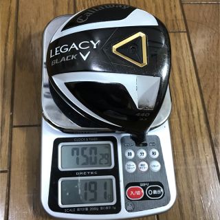 キャロウェイ(Callaway)の【送料無料】キャロウェイレガシーブラック ヘッドのみ legacy black(クラブ)