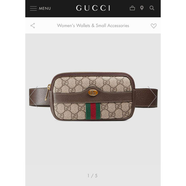 Gucci - 新品GUCCI Ophidia GG Supremeベルトバッグの通販 by Naomimi's shop｜グッチならラクマ