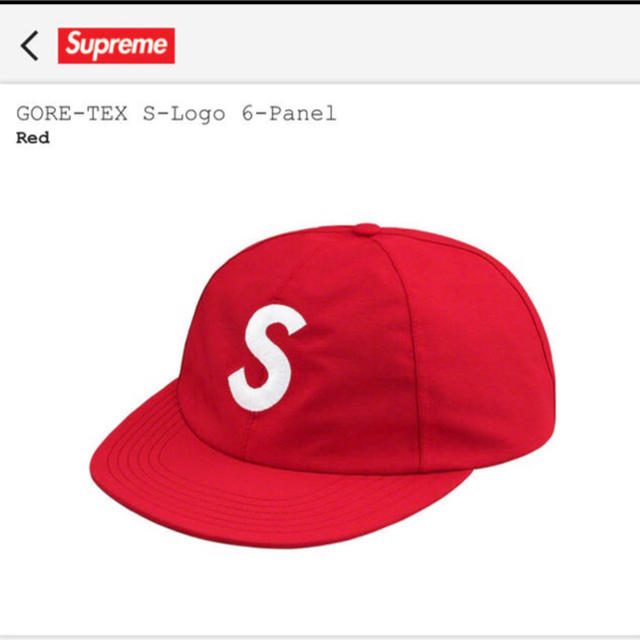 19SS SUPREME GORE-TEX S-LOGO 6PANEL CAP帽子