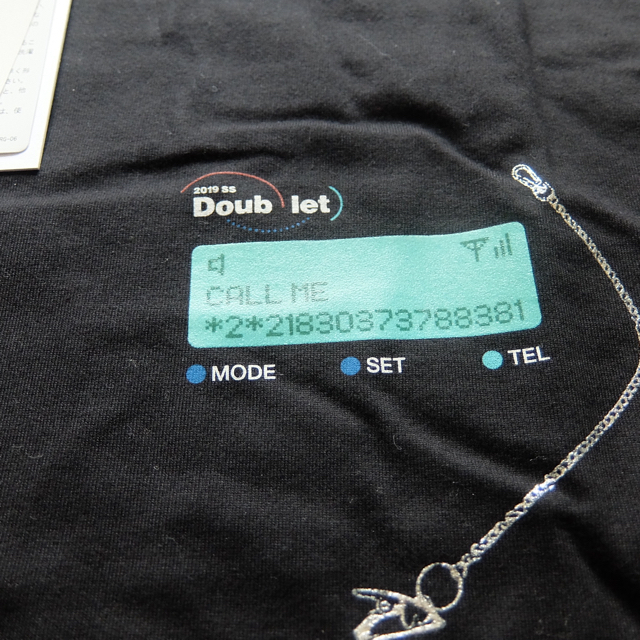 doublet wism 19ss ベルt メンズのトップス(Tシャツ/カットソー(七分/長袖))の商品写真