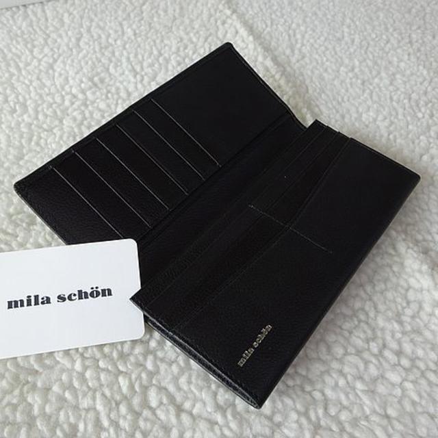 mila schon(ミラショーン)の【新品/本物】mila schon(ミラ・ショーン)長財布（黒） メンズのファッション小物(長財布)の商品写真