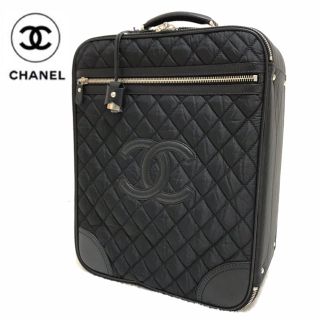 入手困難 極美品 シャネル CHANEL キャリー バッグ【48389】