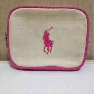 ポロラルフローレン(POLO RALPH LAUREN)の本物ラルフローレンのピンクビックポニーのポーチ(その他)