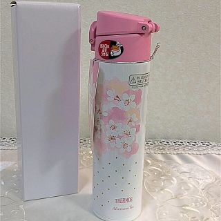 アフタヌーンティー(AfternoonTea)の Afternoon Tea 桜柄ワンタッチスリムボトル400ml(水筒)