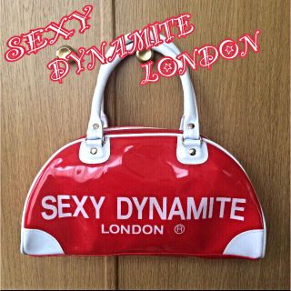 セクシーダイナマイト(SEXY DYNAMITE)の値下！美品セクダイ✨エナメルミニボストン(ボストンバッグ)