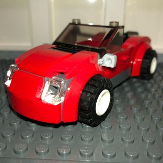 レゴ(Lego)の【LEGO】レゴで作ったスポーツカー RED 低価格ver(知育玩具)