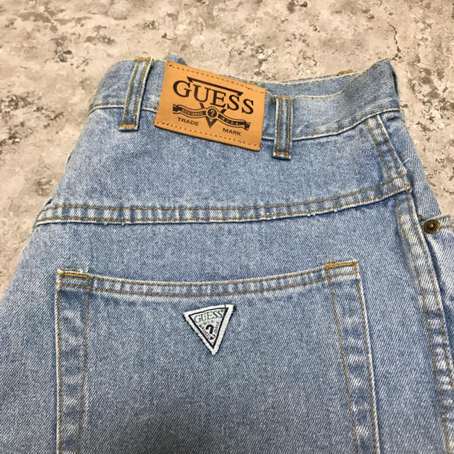 GUESS - 希少 90s ビンテージ guess USA製 ルーズ ワイド バギー