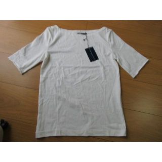 ポロラルフローレン(POLO RALPH LAUREN)のラルフローレン　白のカットソー　Lサイズ　★新品(カットソー(半袖/袖なし))