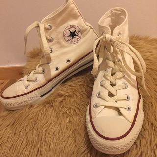 コンバース(CONVERSE)のコンバース オールスター ハイカット 22.5 白(スニーカー)