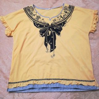 アクシーズファム(axes femme)の【お値下げ♡】アクシーズファム axes femme☆リボンプリントTシャツ(Tシャツ(半袖/袖なし))