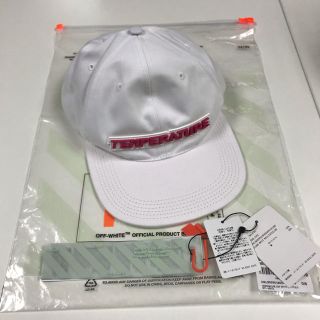 オフホワイト(OFF-WHITE)の値下げ★Off-white 18SS TEMPERATURE  白キャップ(キャップ)