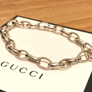 グッチ(Gucci)の【正規品】GUCCI グッチ ゴースト シルバー チャーム ブレスレット(ブレスレット)