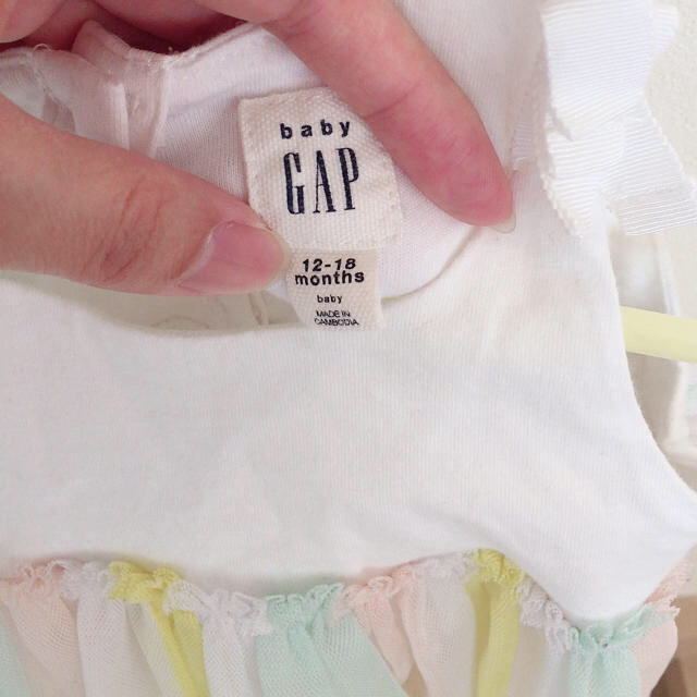 babyGAP(ベビーギャップ)の【人気商品】baby GAP チュールワンピース キッズ/ベビー/マタニティのベビー服(~85cm)(ワンピース)の商品写真