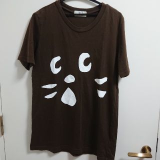 ネネット(Ne-net)のネネット にゃー Tシャツ ビッグフェイス Lサイズ(Tシャツ(半袖/袖なし))