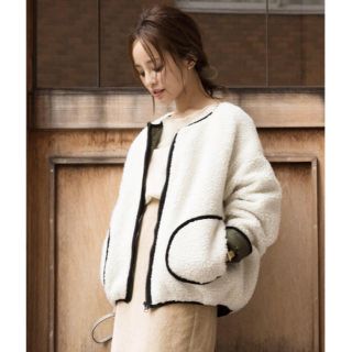 ティティベイト(titivate)の❤️新品❤️titivate リバーシブルボアブルゾン todayfulZARA(ブルゾン)