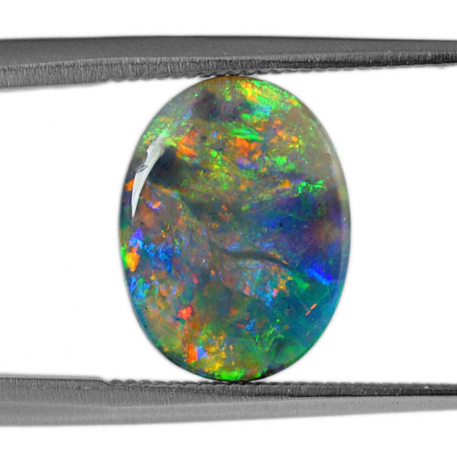 オンライン販促品」 高品質!天然ブラックオパール 0.535ct