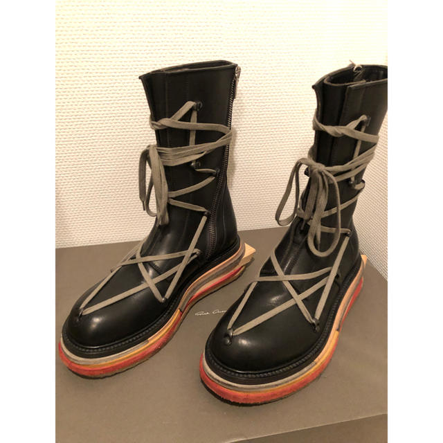 Rick Owens - 超希少RICKOWENS LACE UP CREEPER LEGO BOOTSの通販 by ...