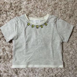 ジルスチュアート(JILLSTUART)の新品♡JILL  ビジュー付トップス(Tシャツ(半袖/袖なし))