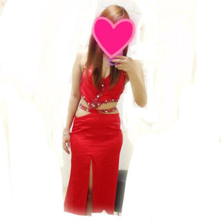 キャバ♡赤ロングドレス(その他ドレス)