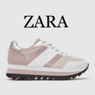 ザラ(ZARA)のZARA 厚底スニーカーシューズ40(スニーカー)