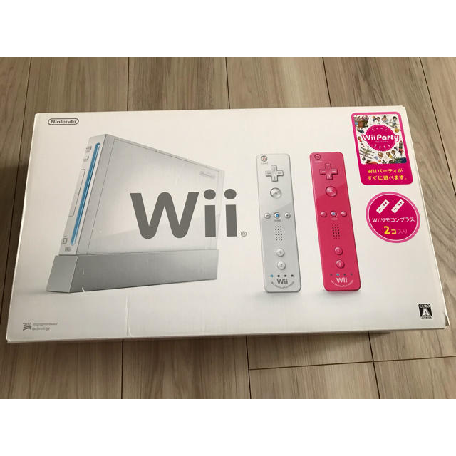 Wii(ウィー)のWii 本体 リモコン Wiiパーティー ソフト エンタメ/ホビーのゲームソフト/ゲーム機本体(家庭用ゲーム機本体)の商品写真