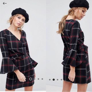 エイソス(asos)の新品タグ付きasos購入 Parisian (ミニワンピース)