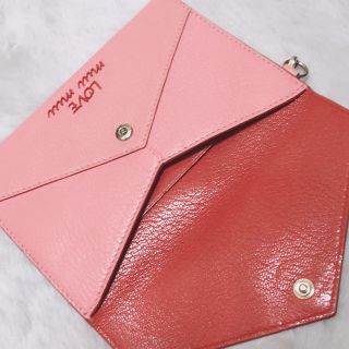 miumiu♡マドラス ラブレター エンベロープ