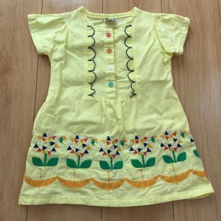 プチジャム(Petit jam)のきなこ様専用(´・∀・｀)美品☆お花刺繍ワンピース90♡(ワンピース)