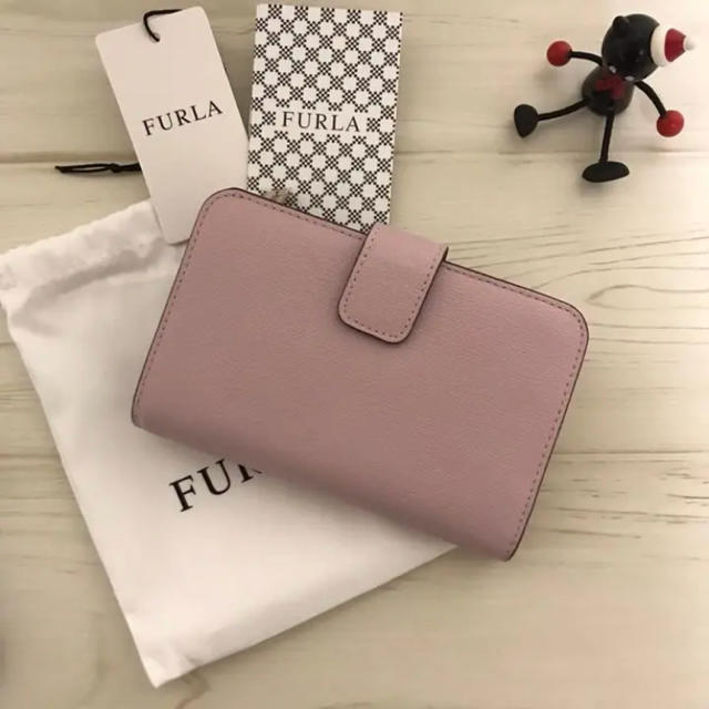 FURLA /フルラ  財布 折財布 二つ折り  レザー ピンク　新品未使用品