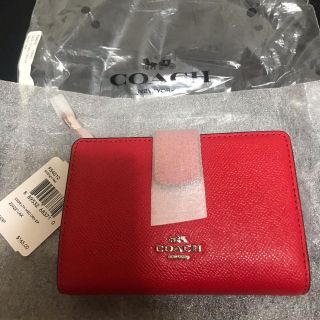 コーチ(COACH) 折り財布(メンズ)(レッド/赤色系)の通販 34点