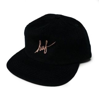 ハフ(HUF)の新品 HUF コーデュロイ キャップ BLACK(キャップ)