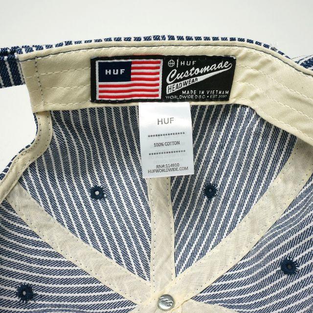 HUF(ハフ)の新品 HUF ヒッコリー キャップ NAVY メンズの帽子(キャップ)の商品写真