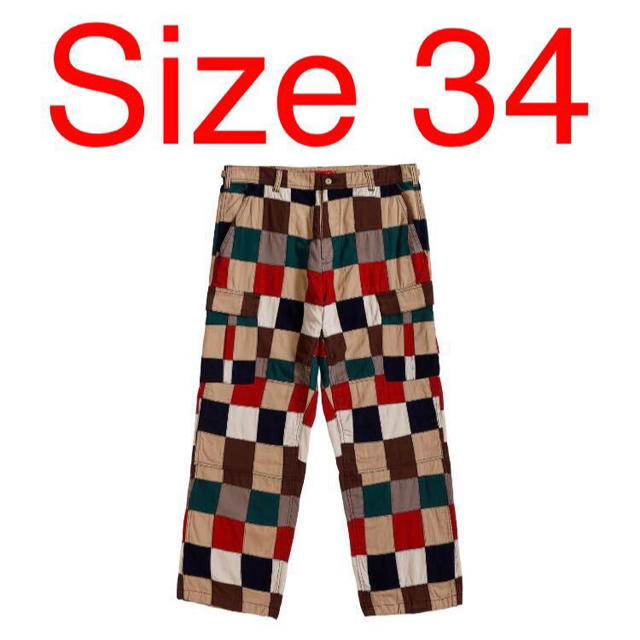 Supreme(シュプリーム)のSupreme 19ss Patchwork Cargo Pant 希少 34 メンズのパンツ(ワークパンツ/カーゴパンツ)の商品写真