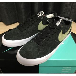 ナイキ(NIKE)のZOOM BLAZER LOW QS STUSSY (スニーカー)