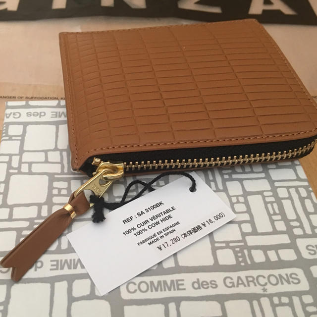 COMME des GARCONS(コムデギャルソン)のCOMME des GARCONS SA3100BK コムデギャルソン L型財布 レディースのファッション小物(財布)の商品写真