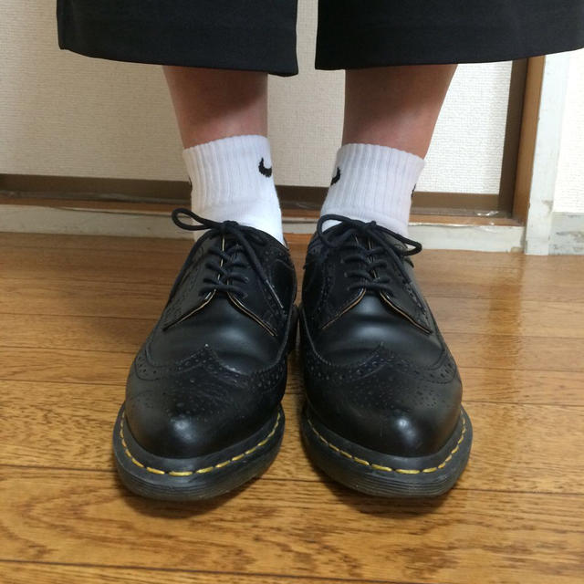 Dr.Martens(ドクターマーチン)のドクターマーチン黒ウィングチップ☆ レディースの靴/シューズ(ローファー/革靴)の商品写真