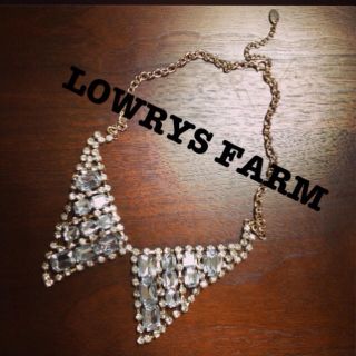ローリーズファーム(LOWRYS FARM)の☆ビジューネックレス☆(ネックレス)