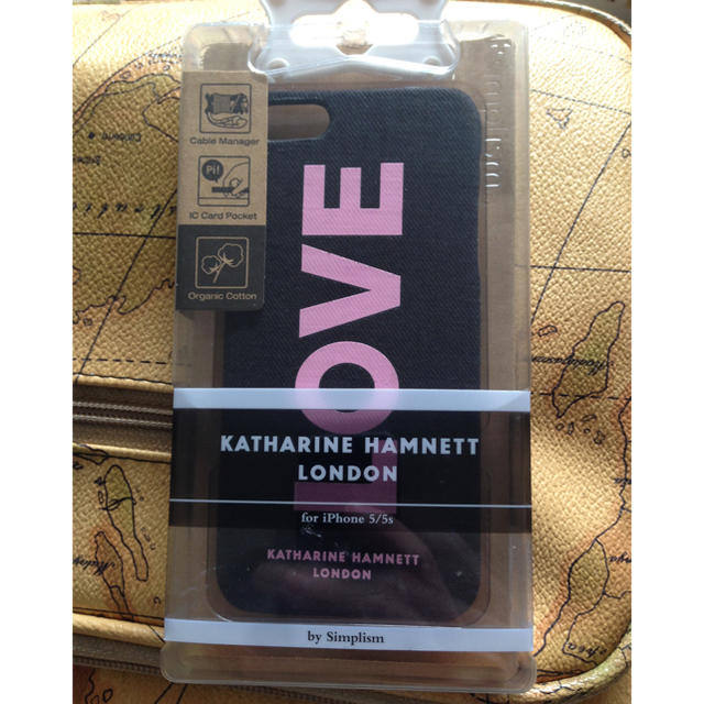 KATHARINE HAMNETT(キャサリンハムネット)の新品 iPhone5/5Sケース KATHARINE HAMNETT PEACE スマホ/家電/カメラのスマホアクセサリー(iPhoneケース)の商品写真