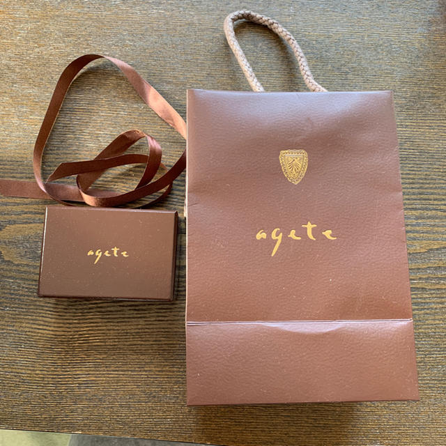agete(アガット)のアガット箱 レディースのバッグ(ショップ袋)の商品写真