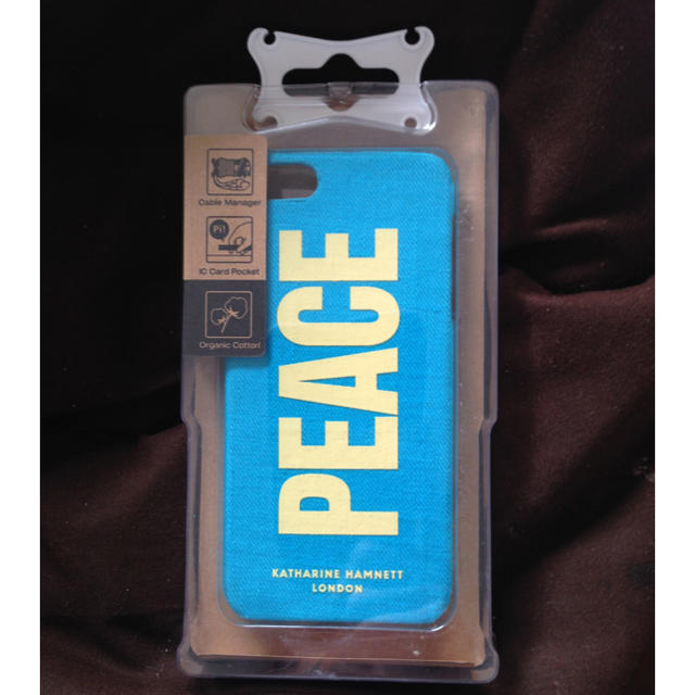 KATHARINE HAMNETT(キャサリンハムネット)の新品 iPhone5/5Sケース KATHARINE HAMNETT PEACE スマホ/家電/カメラのスマホアクセサリー(iPhoneケース)の商品写真