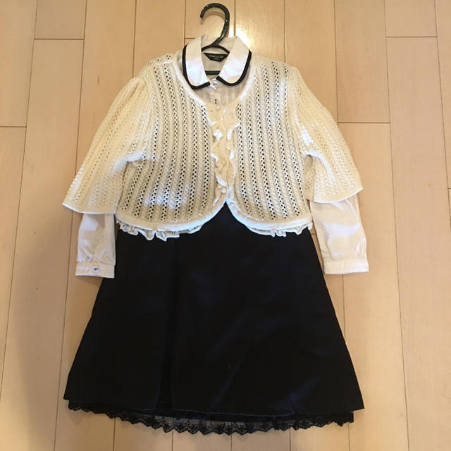 COMME CA ISM(コムサイズム)の【中古】コムサイズム フォーマルセット 120 キッズ/ベビー/マタニティのキッズ服女の子用(90cm~)(ドレス/フォーマル)の商品写真